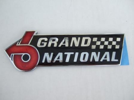 Red Power 6 Grand National Emblem
